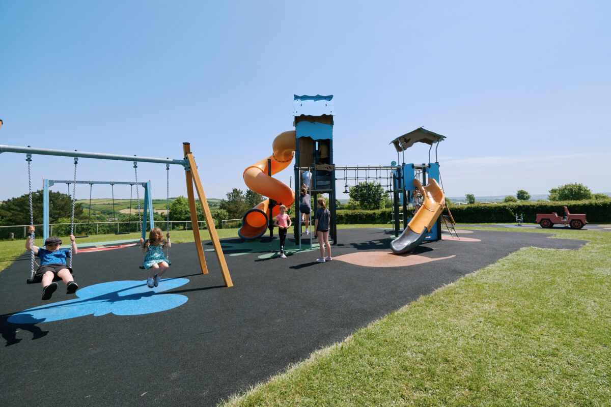 Children's Playground at Wooda Farm Holiday Park in bude